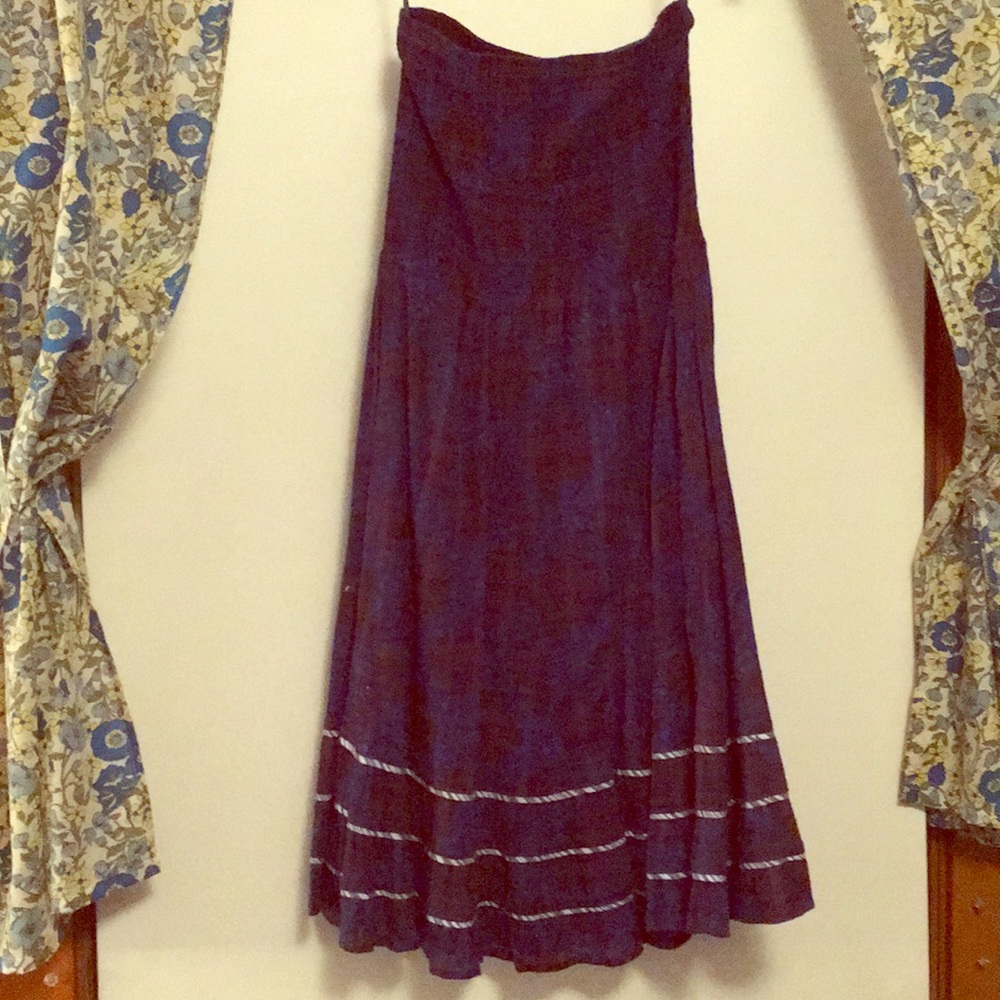 Free People Blue & Purple Dress